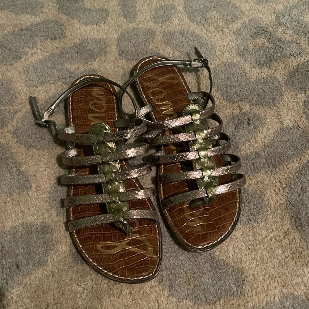 Sam Edelman metallic sandals
